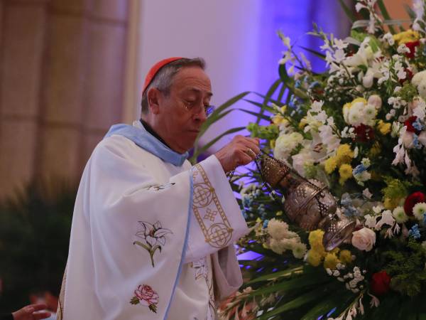 Foto de archivo del cardenal Oscar Andrés Rodríguez.