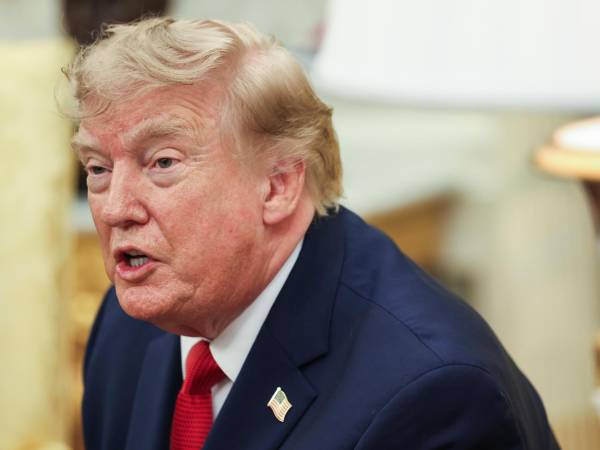 Imagen de archivo del presidente Donald Trump. EFE/EPA/Samuel Corum / POOL