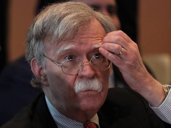 Fotografía de archivo del 6 de agosto de 2019 del entonces asesor de Seguridad Nacional de la Casa Blanca, John Bolton, en Lima (Perú).