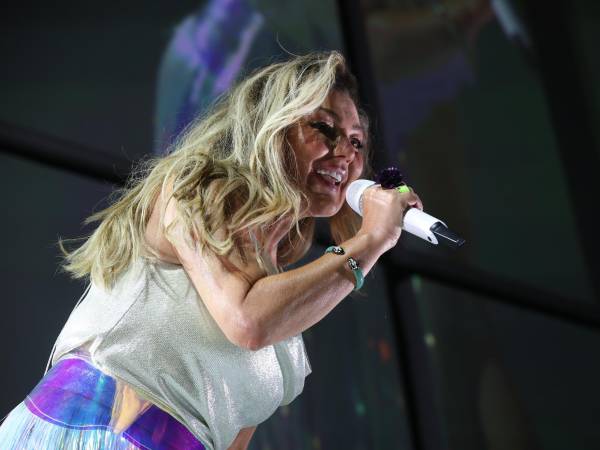 Imagen de archivo de la cantante Amaia Montero durante un concierto con La Oreja de Van Gogh en el Movistar Arena de Madrid.