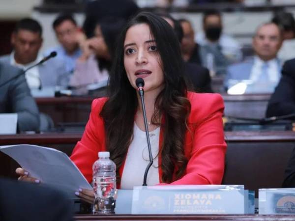 Xiomara Zelaya, “La Pichu”, diputada del Congreso Nacional.