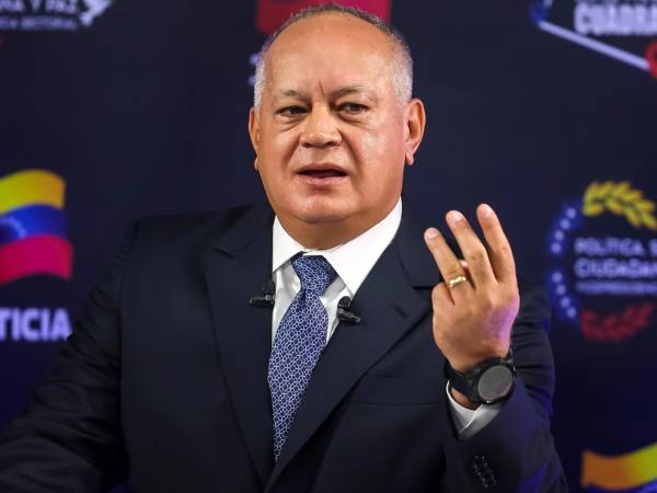El ministro de Interior, Justicia y Paz de Venezuela, Diosdado Cabello, en una fotografía de archivo.
