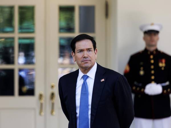 Fotografía de archivo de Marco Rubio en la Casa Blanca.