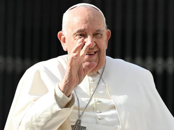 Imagen de archivo del papa Francisco.