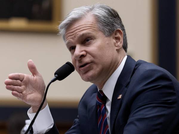 Christopher Wray, exdirector del FBI.