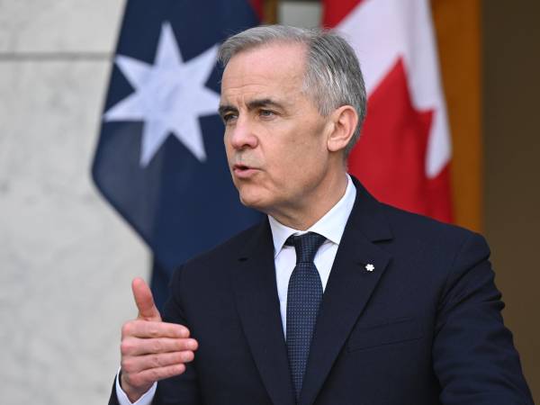 Imagen de archivo del primer ministro canadiense, <b>Mark Carney.</b>
