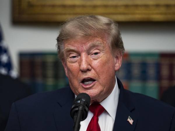 Fotografía del presidente de EE.UU., Donald Trump. EFE/EPA/AL DRAGO / POOL