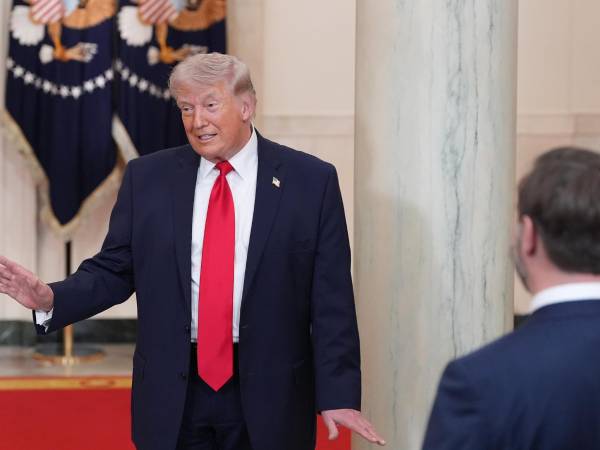 Imagen de archivo del presidente Donald Trump. EFE/EPA/ALEX BRANDON / POOL