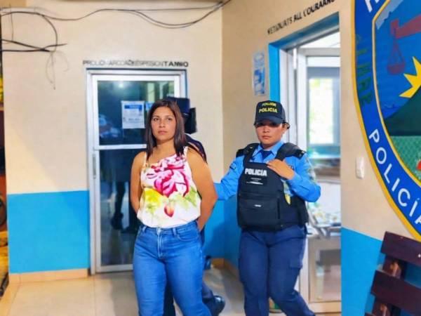 Hondureña es capturada por darle golpiza a su marido en Copán