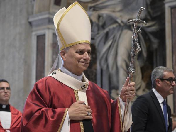Fotografía de archivo del Papa León XIV.