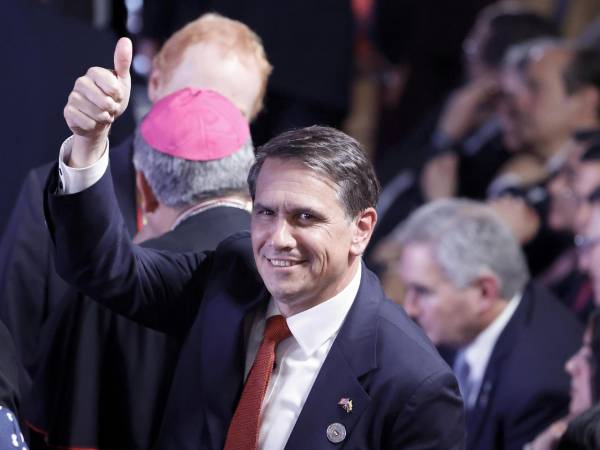 El nuevo fiscal general de Estados Unidos, Todd Blanche, asistiendo el viernes 7 de agosto de 2026 a la ceremonia de investidura del presidente electo de Colombia, Abelardo de la Espriella, el pasado viernes en Cali (Colombia).