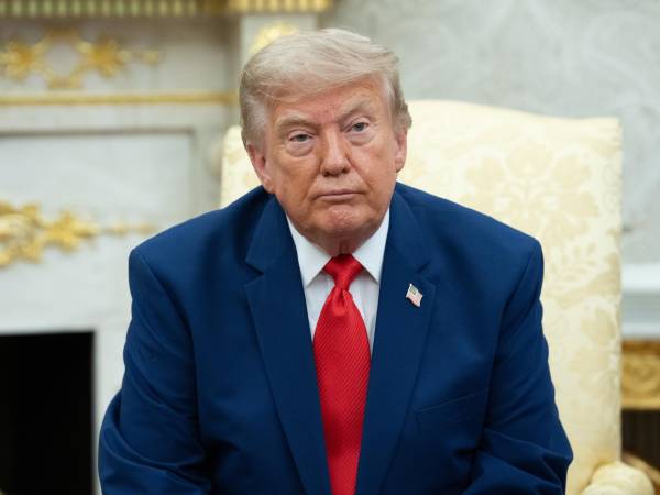 Imagen de archivo del presidente Donald Trump. EFE/EPA/AARON SCHWARTZ / POOL