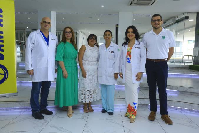 José Interiano, Martha Janser, Norma González, Ena Miller, Ana Carolina Araque y Joseph Samara.
