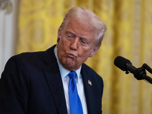 El presidente de EE UU, Donald Trump, en una foto de archivo.