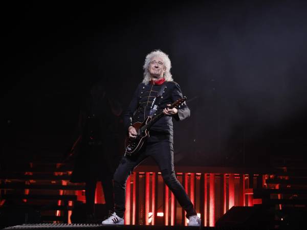 Imagen de archivo del músico Brian May.