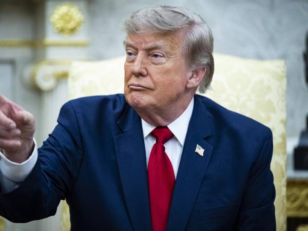 Fotografía del presidente estadounidense, Donad Trump. EFE/Graeme Sloan