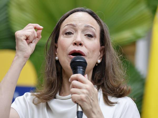 Fotografía de archivo donde aparece la líder opositora venezolana María Corina Machado. EFE/ Bienvenido Velasco