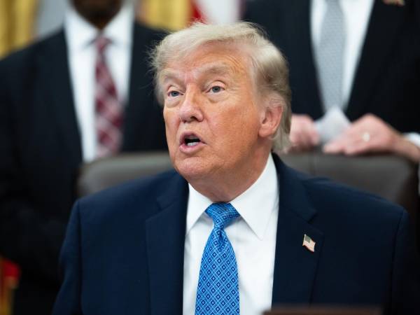 Imagen de archivo de Donald Trump, presidente de Estados Unidos.