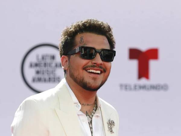 El cantante mexicano Christian Nodal.