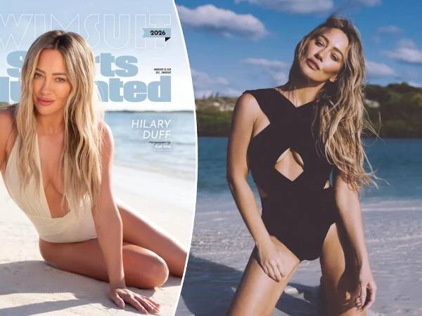 ¡Hilary Duff es modelo de Sports Illustrated Swimsuit! La cantante y actriz, de 38 años, engalana la portada de la edición de verano de 2026 con un bañador de una pieza con escote pronunciado.