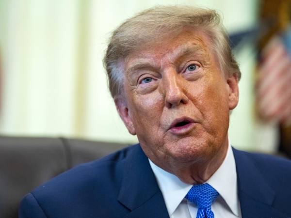 Imagen de archivo del presidente Trump.