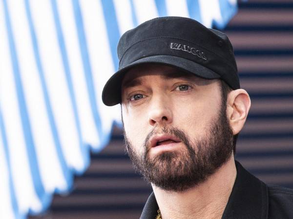 Fotografía de archivo del rapero estadounidense Eminem.