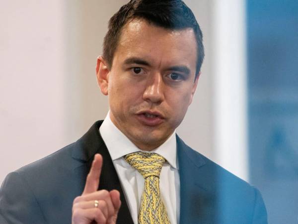 El presidente de Ecuador, Daniel Noboa.