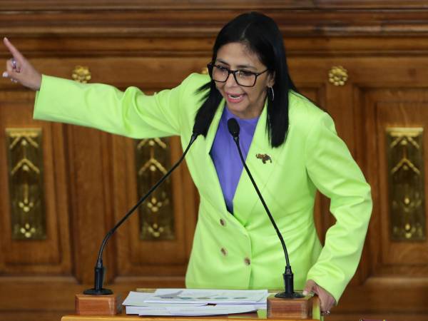La presidenta encargada de Venezuela, Delcy Rodríguez.