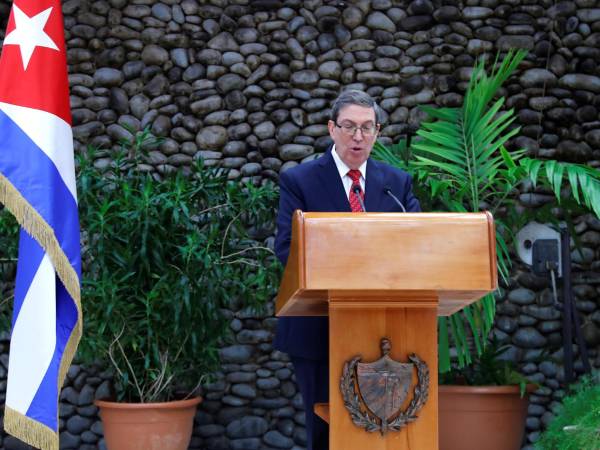 Fotografía de archivo del canciller de Cuba, Bruno Rodríguez.
