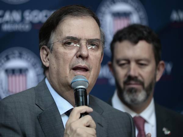 El secretario de Economía, Marcelo Ebrard.