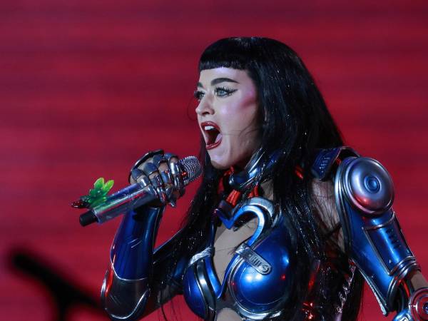 Fotografía de archivo de la cantante estadounidense Katy Perry. EFE/ Sebastião Moreira