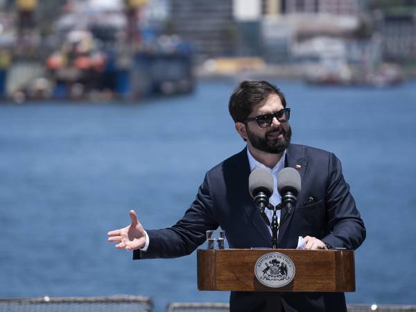 El presidente de Chile, Gabriel Boric.