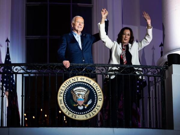 El presidente de Estados Unidos, Joe Biden, junto a la vicepresidenta Kamala Harris.