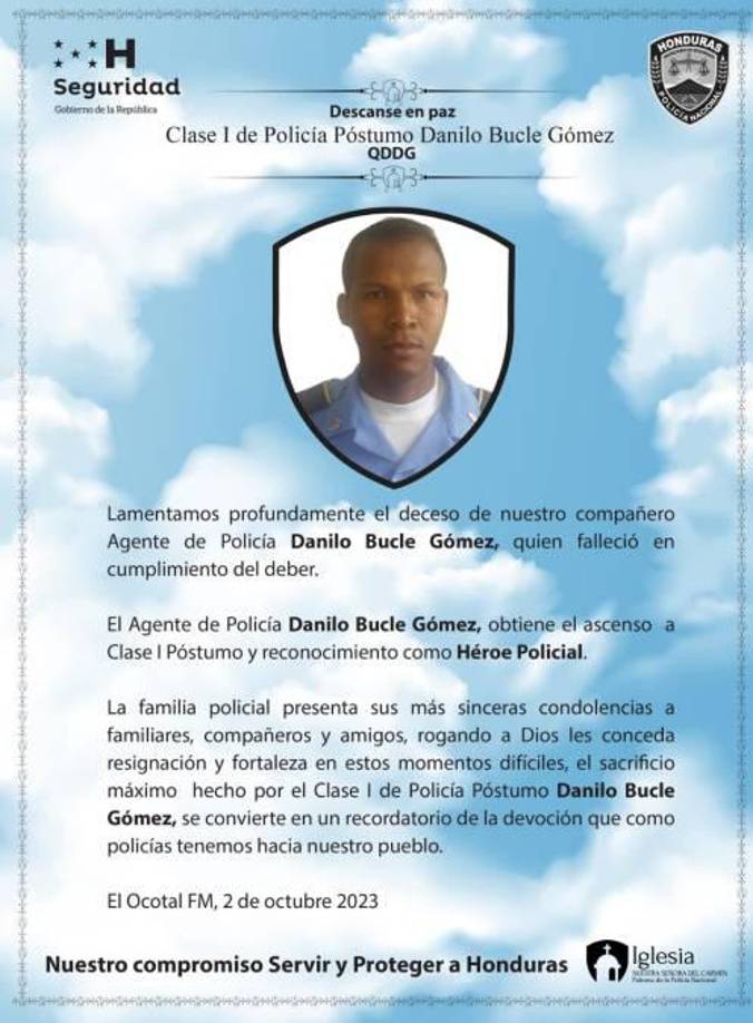 Danilo Bucle Gómez tenía 36 años y era orginario de Puerto Lempira, Gracias a Dios y residía en la colonia Melgar de La Ceiba, Atlántida.