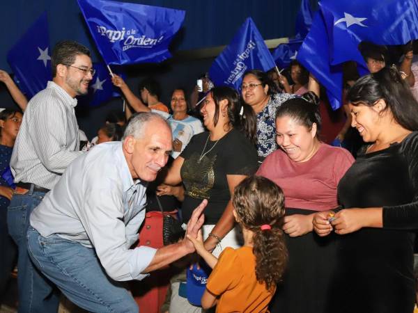 El candidato presidencial del Partido Nacional, Nasry “Tito” Asfura.