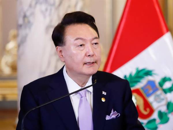 Fotografía de archivo del presidente de Corea del Sur, Yoon Suk-yeol.