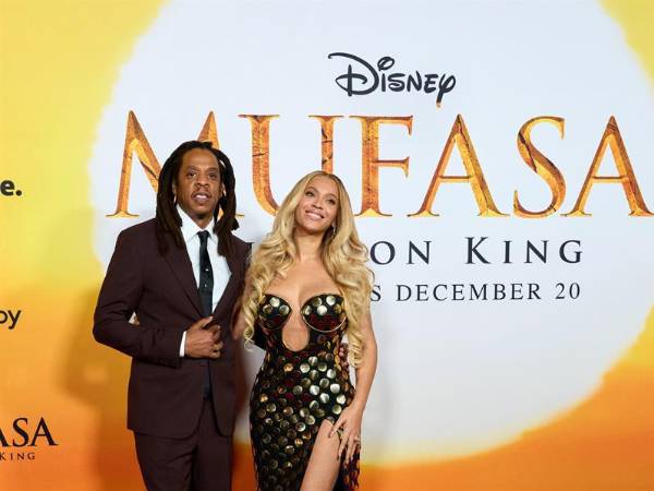 Foto de archivo de los cantantes Jay-Z y Beyoncé en el prestreno de la película ‘Mufasa: el rey león’ en el Dolby Theater de Los Angeles, California, Estados Unidos.