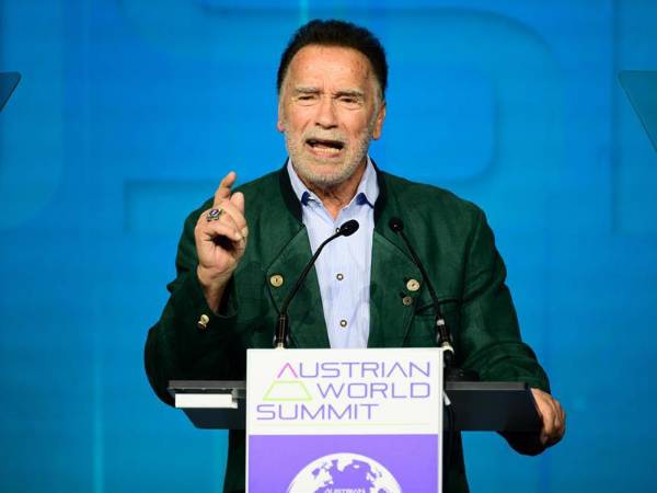 El actor de Hollywood y exgobernador de California, Arnold Schwarzenegger.