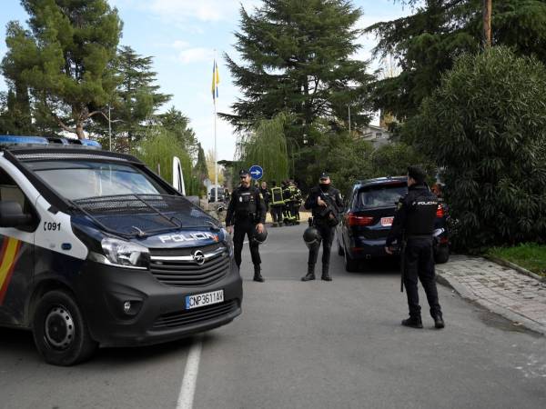 Un operativo de la policía de España.