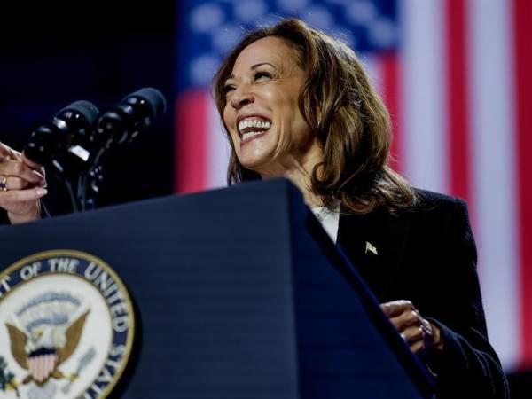 La candidata demócrata a la presidencia de EEUU, Kamala Harris.
