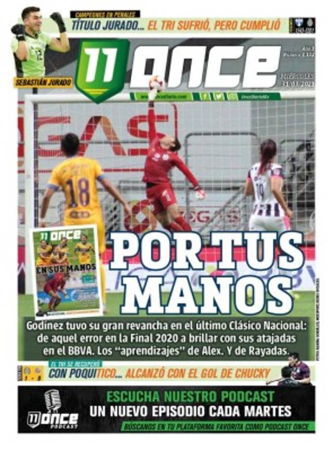 Once Diario de México: “Título Jurado... el Tri sufrió, pero cumplió“.