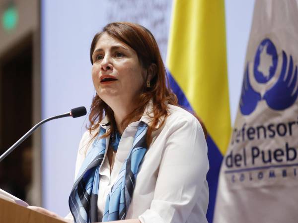 La defensora del Pueblo de Colombia, Iris Marín, en una foto de archivo.