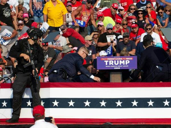 Trump sobrevivió a un atentado en su contra durante un mitin en Pensilvania.
