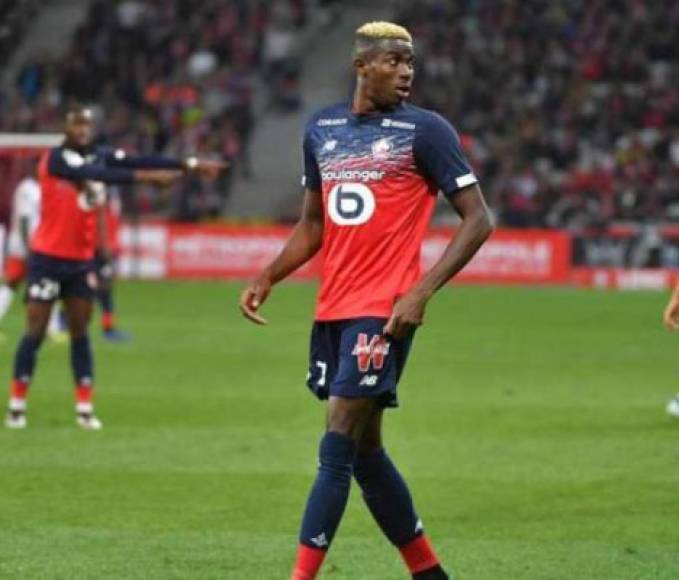 Victor Osimhen: Se ha convertido en la gran revelación de la Ligue 1 francesa y ya lleva 14 goles y 4 asistencias con el Lille en la presente temporada.