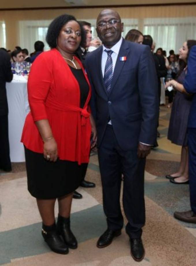 Chantal Mapendano y Celestín Murengezi.