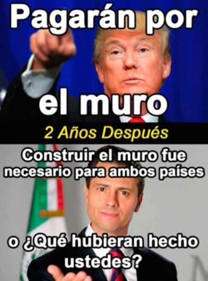 Trump y Peña Nieto cancelaron una reunión programada para este martes tras el anuncio de la construcción del muro.
