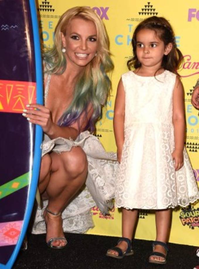 Britney Spears y su sobrina Lexie.