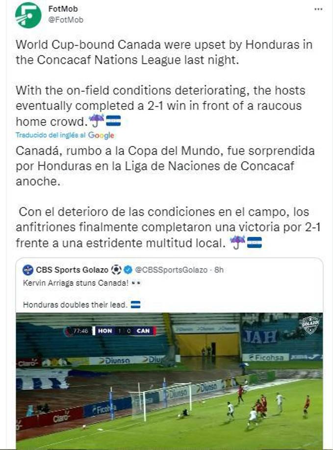 Lo que dicen los periodistas y prensa internacional tras triunfo de Honduras