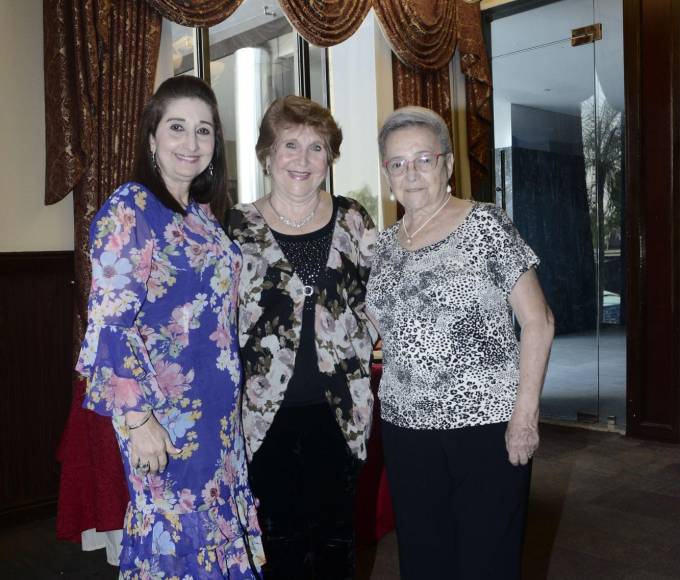 Neda de Canahuati, Mary Bendeck y Loris de Salomé