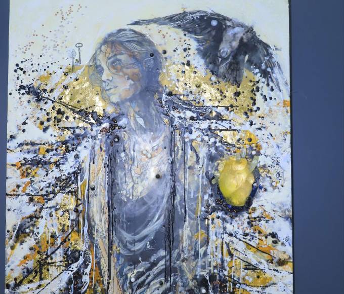 Pamela Letona es la autora de esta obra llamada “Fragmentada”